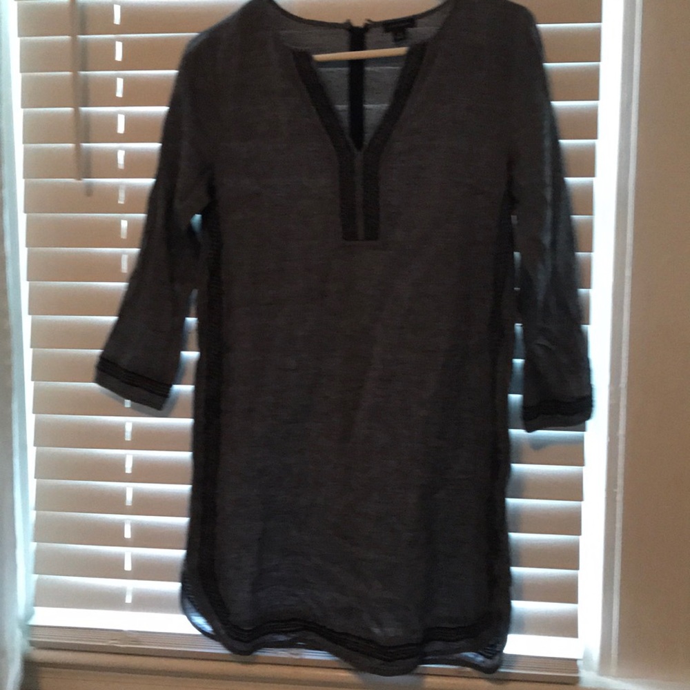 Ann Taylor Linen style shift dress